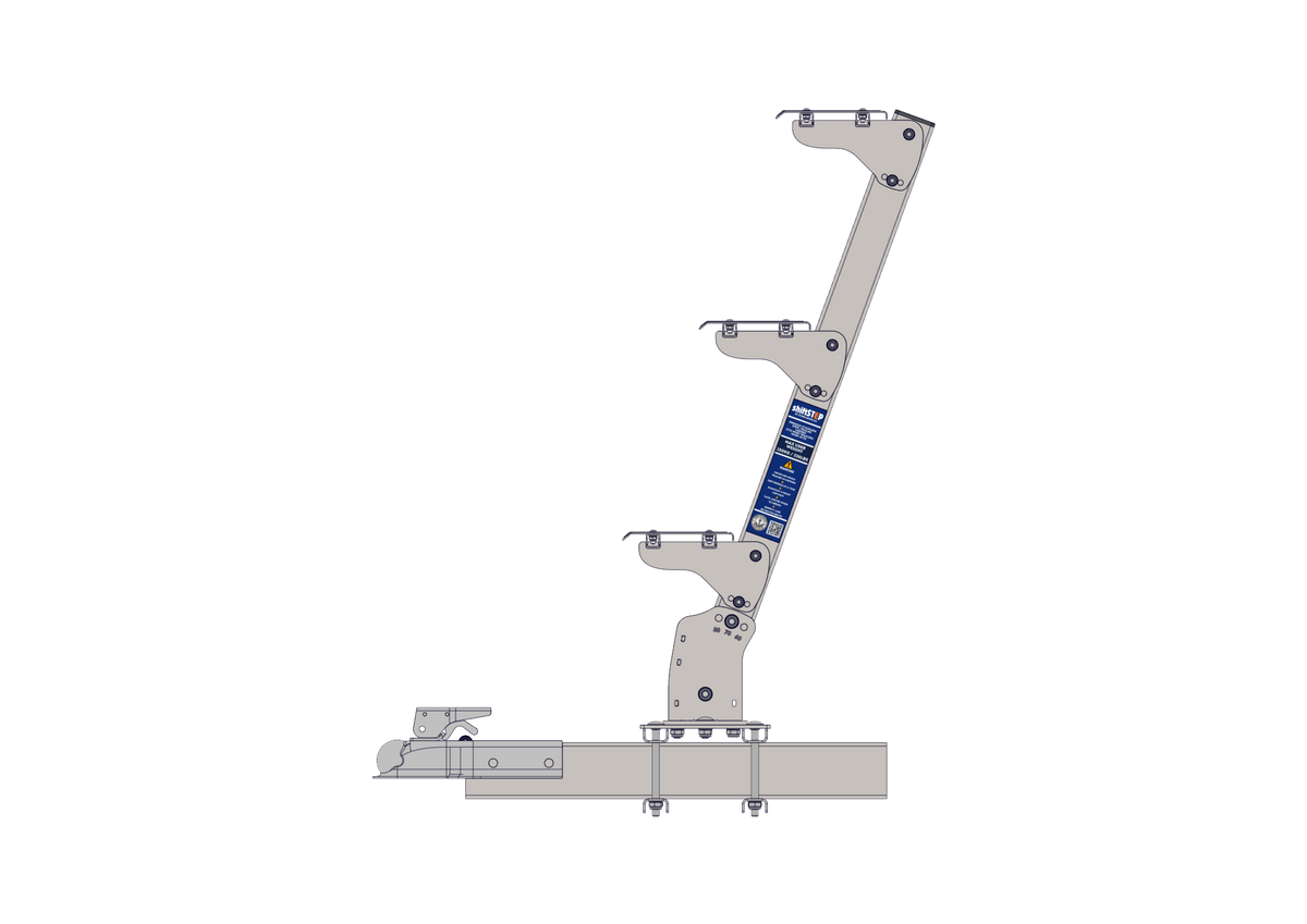 ShiftStep Stainless Steel Boat Trailer Ladder