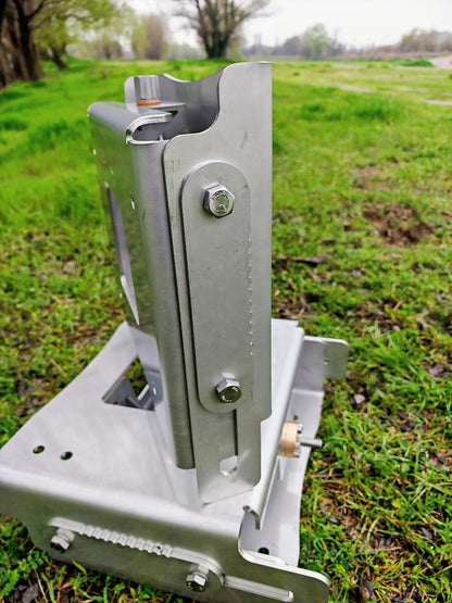 Stainless Steel Manual Outboard Jackplate 100mm 4 inches offset - View 2 Thumbnail
