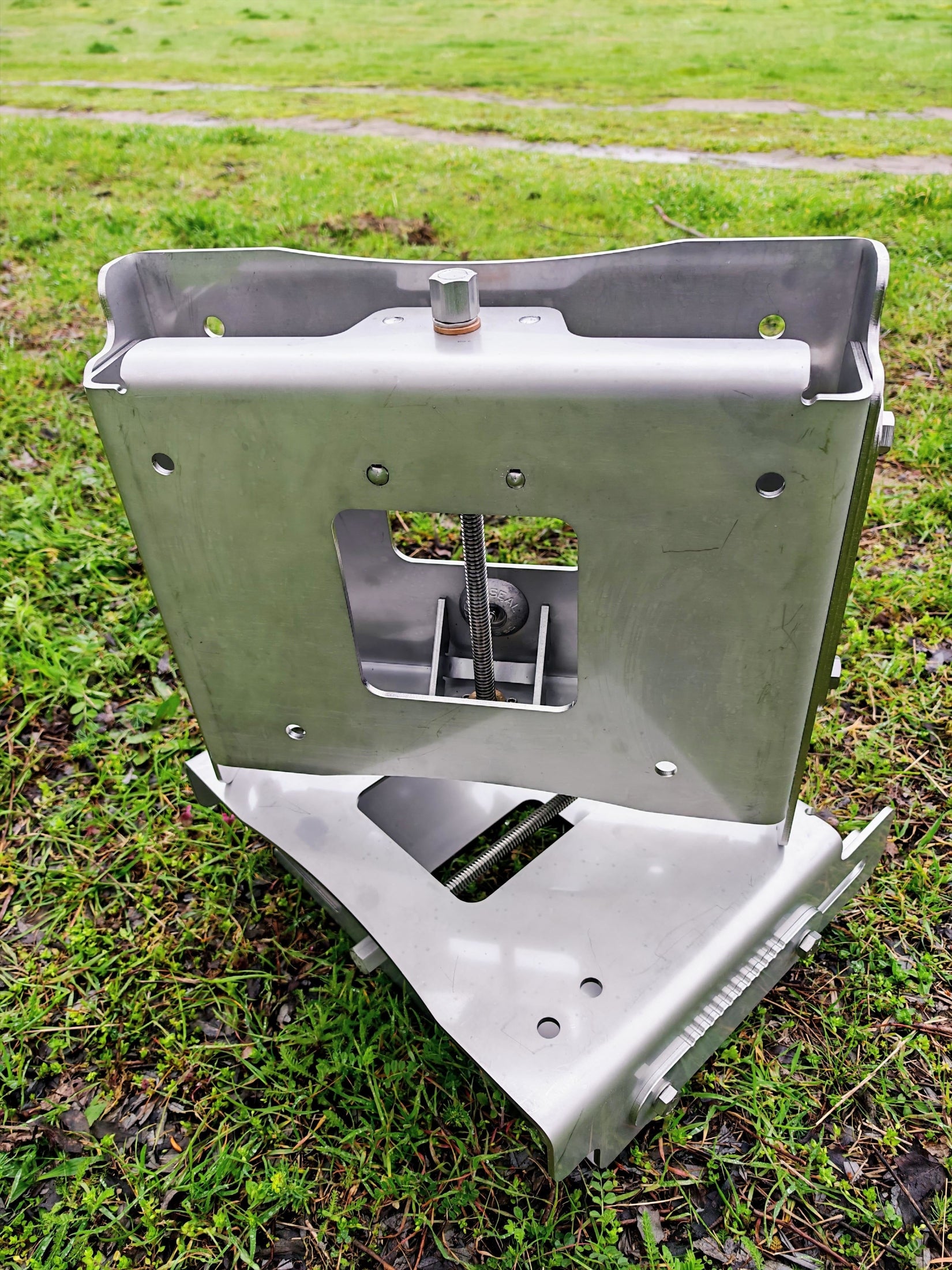 Stainless Steel Manual Outboard Jackplate 100mm 4 inches offset - View 4