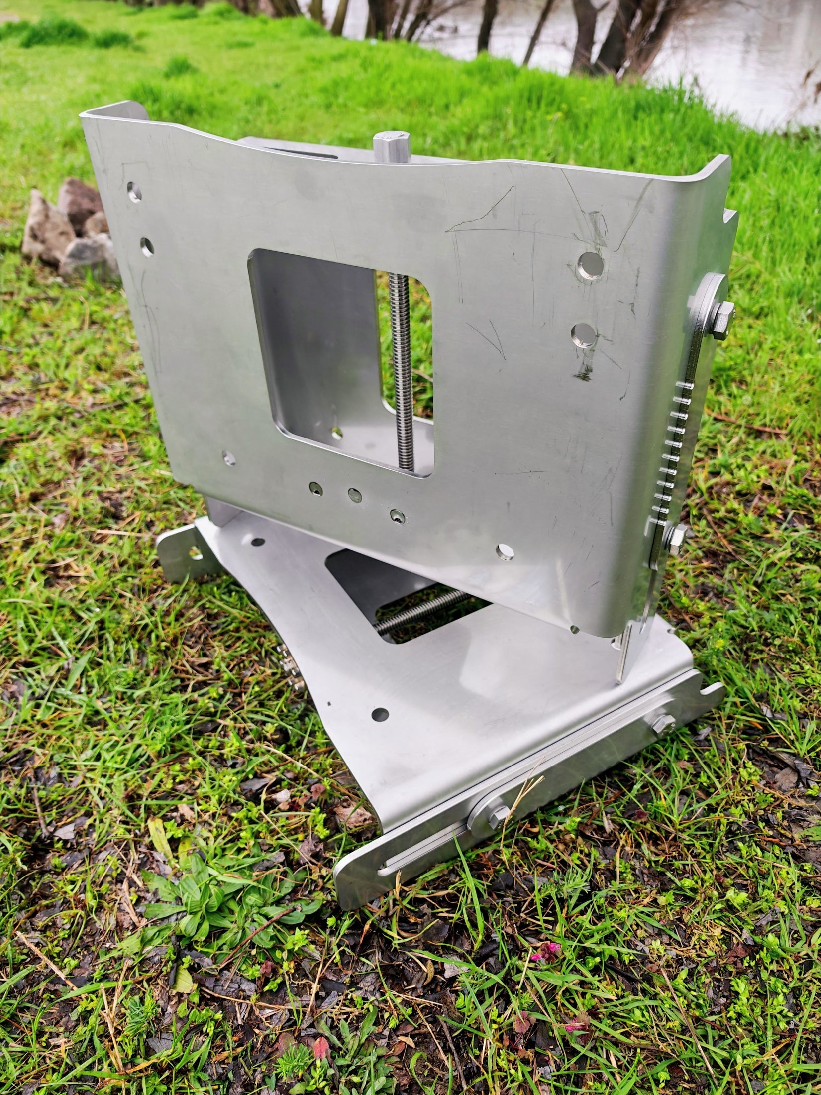 Stainless Steel Manual Outboard Jackplate 150mm 6 inches offset - View 3