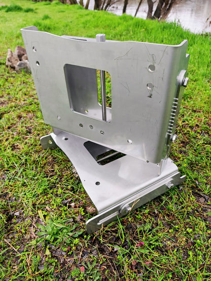 Stainless Steel Manual Outboard Jackplate 150mm 6 inches offset - View 3 Thumbnail
