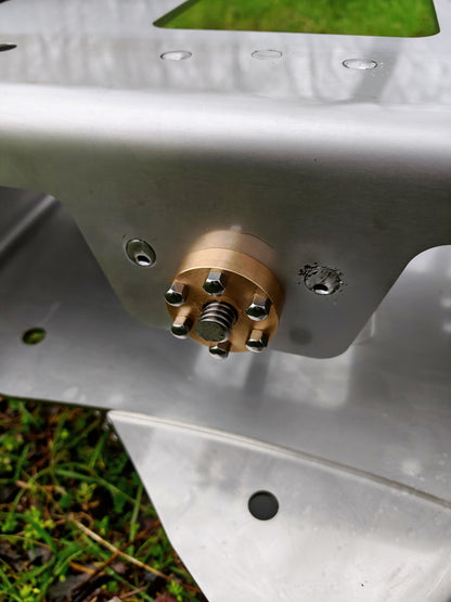 Stainless Steel Manual Outboard Jackplate 150mm 6 inches offset - View 7 Thumbnail
