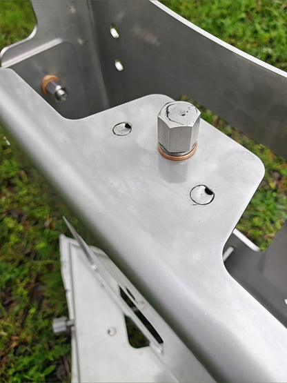 Stainless Steel Manual Outboard Jackplate 150mm 6 inches offset - View 8 Thumbnail
