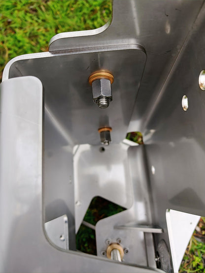 Stainless Steel Manual Outboard Jackplate 150mm 6 inches offset - View 5 Thumbnail
