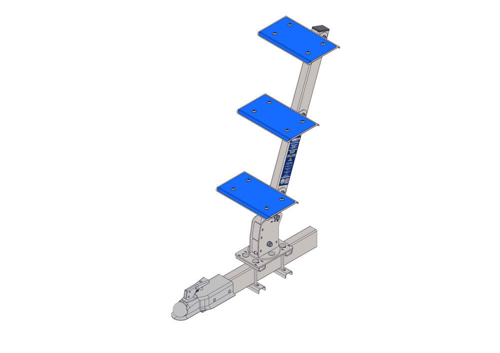 ShiftStep Stainless Steel Boat Trailer Ladder